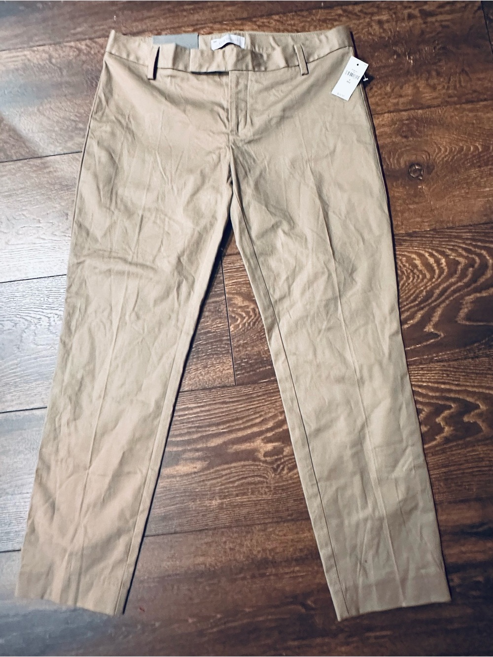 GAP Women's Cropped Chino Pants in Light Khaki